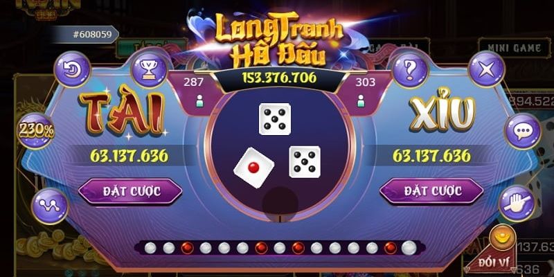 Cửa cược có trong Sicbo Game